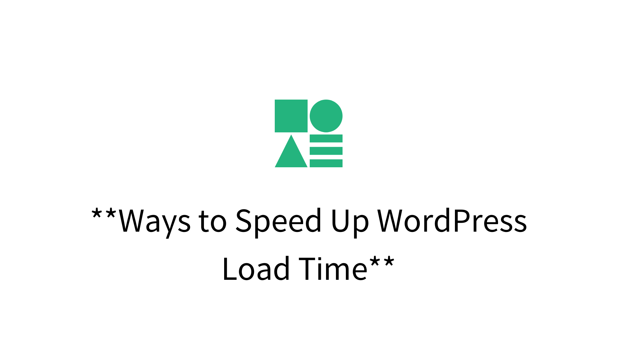Ways to Speed Up WordPress Load Time mysetting